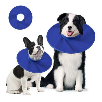 Adjustable Necklace Inflatable Collar for Pet Recovery Collar Removal Washable Dog Accessories Pet Supplies  Aid