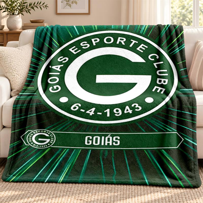 Goias EC of Brazil blanket Flannel Blanket Soft Cozy Plush Throw for Sofa Bed Lightweight Home Decoration Outdoor camping