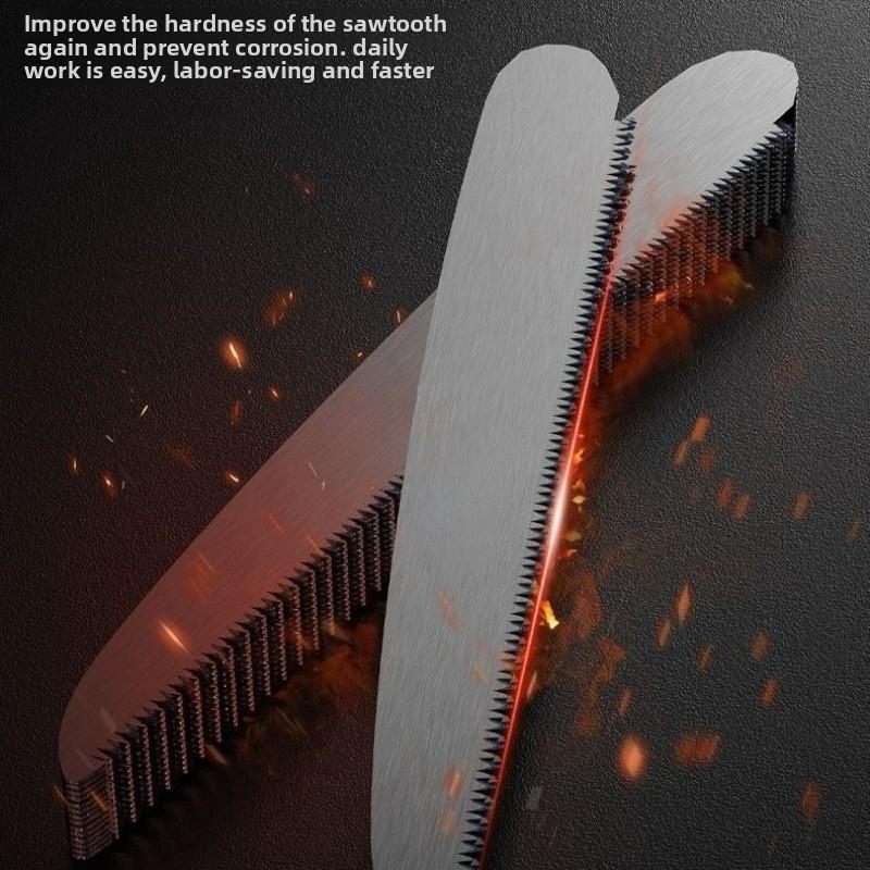 SK5 Steel Folding Saw One-Button Design Sharp Wood Cutting Tool Camping Garden DIY Portable Woodworking Tools