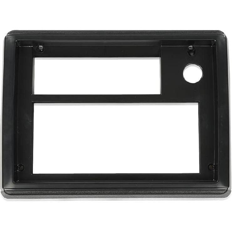 PIT66 Dash Radio Bezel Trim Vent Compatible with Chevy Malibu 2008-2012 Silver Black