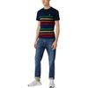 Polo Ralph Lauren SS22 Striped Crew Neck Short Sleeve T-Shirt Men Tops Blue 860413-001