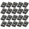 Daraserh Motorcycle Fairing Bolts Clip On Nuts for Motorcycle Panel Screws U Clamp Fastener