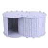 Cat Tunnel Bed Detachable Peekaboo Cat Cave Semi-enclosed Cat Bed for Cats & Kittens