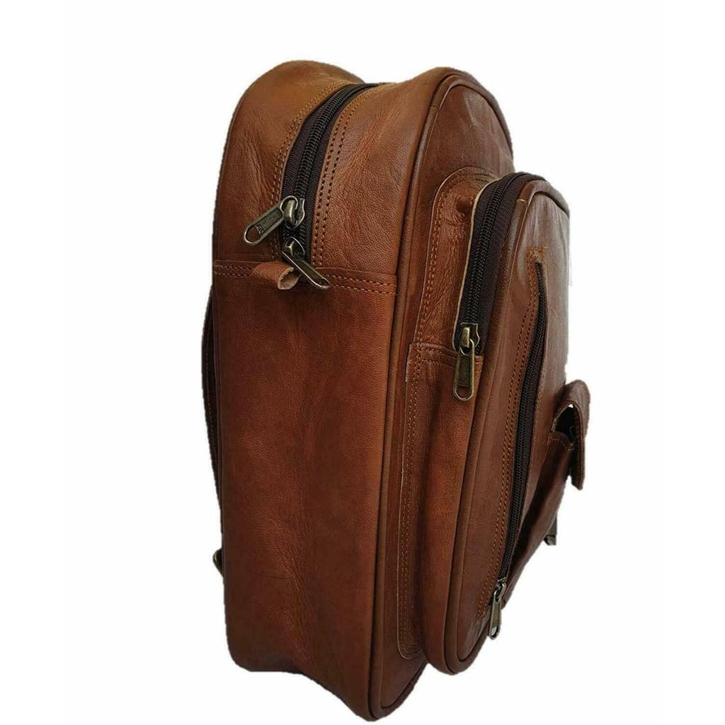Rucsac Rucsac vintage Geanta pentru laptop de voiaj Capra Best seller Messenger din piele