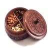 Wooden Box for Dry Fruits Diameter 45.72 Cm.  Wooden Round Box for Gifts, Storage of Products