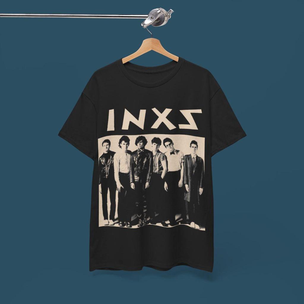 Inxs T shirt - New Wave 80s Music Tee - Devo Duran Duran Talking Heads Japan