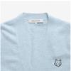 MaiSon KitSune Mm00509kt1036 H410 Bold Fox Head Patch V Neck Men S Cardigan