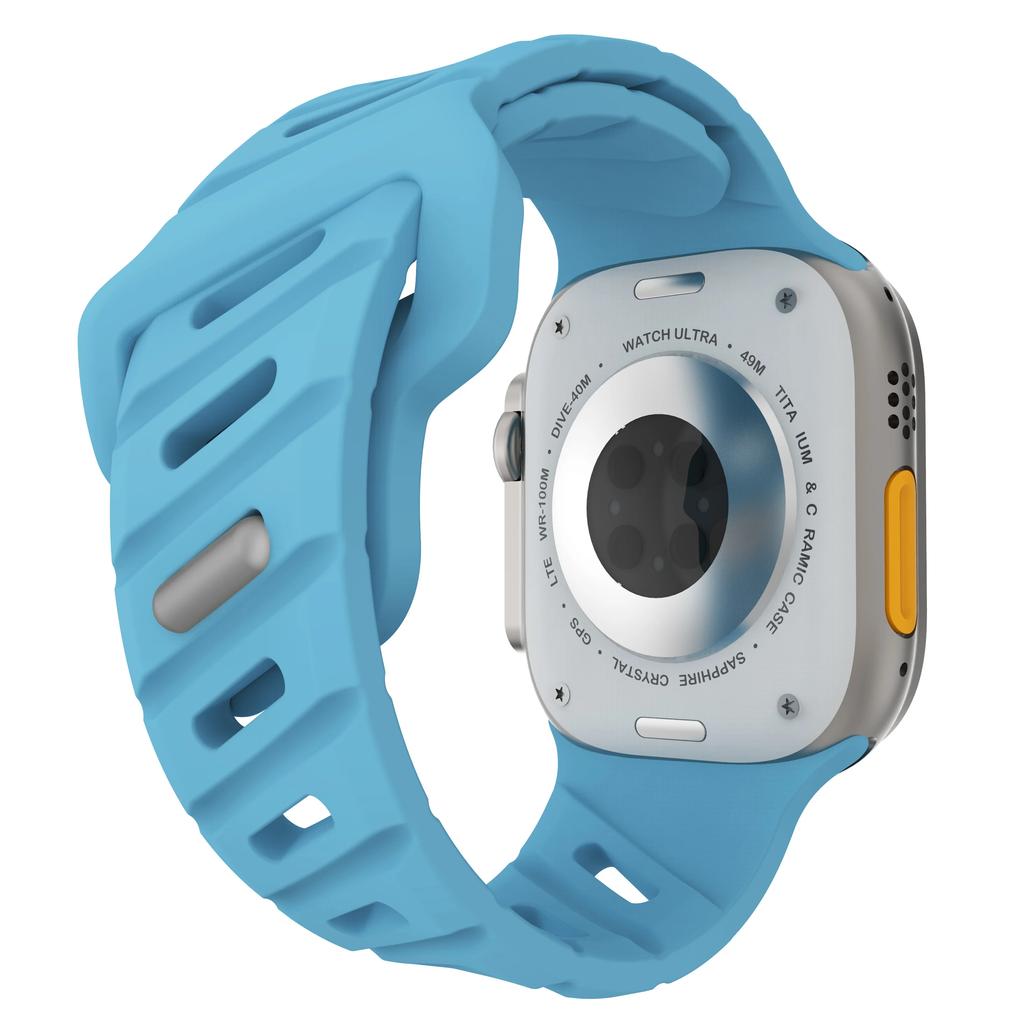 Silicone Bands For Apple Watch Strap Ultra 1 2 49mm Sport Bracelet Iwatch Series 10 42 46mm 9 8 7 6 5 4 3 SE 45mm 44mm 40mm 41mm