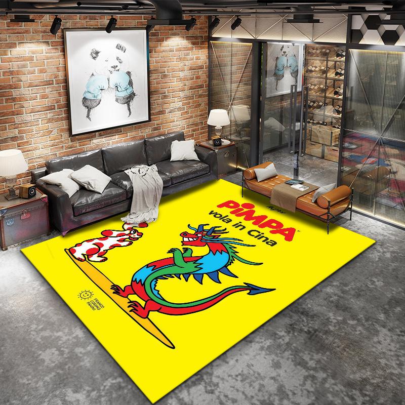 Pimpa Carpet Rug for Living Room Bedroom Home Sofa Decoration,Kids play Nonslip Floor Mat