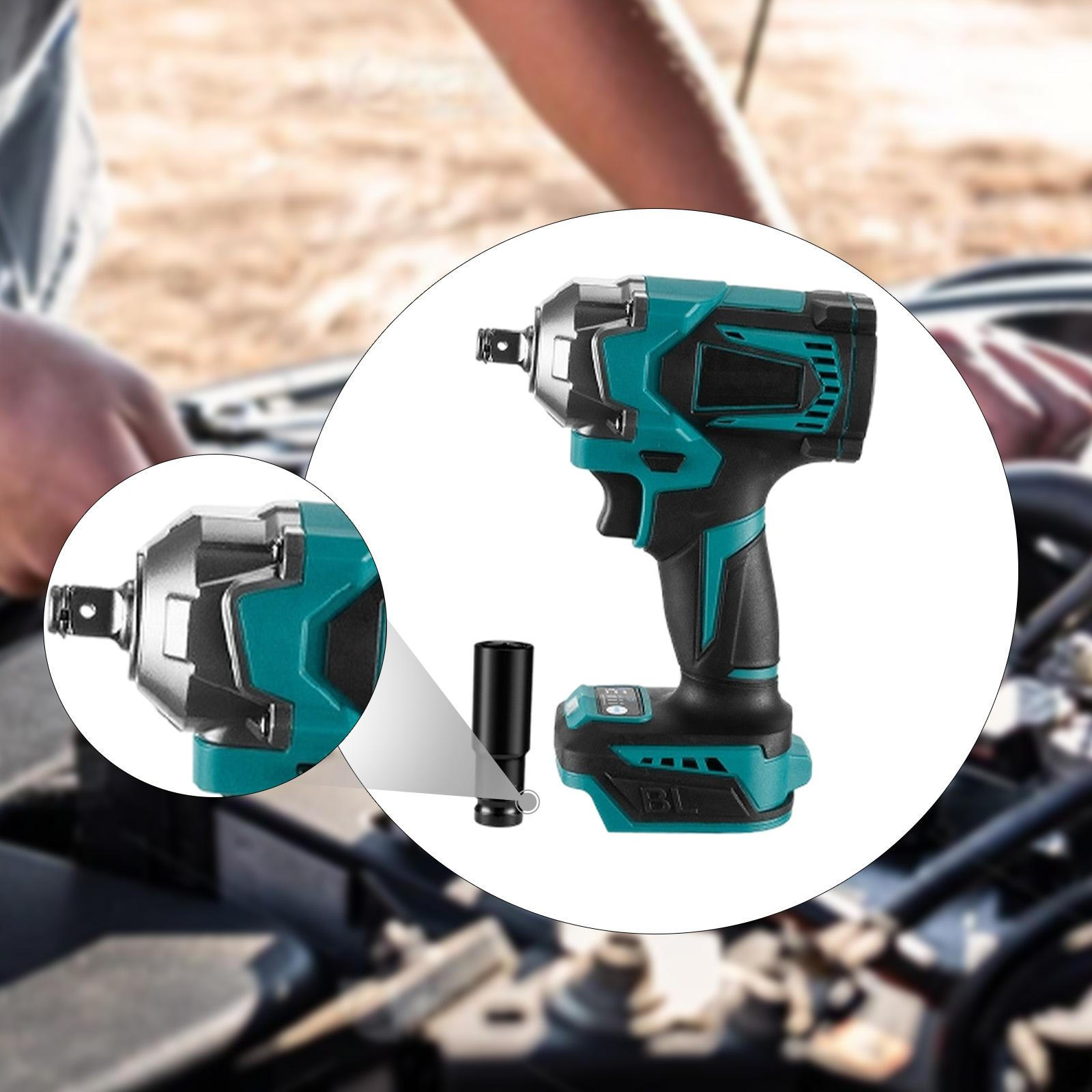 

Электрический ударный гайковерт со светодиодной рабочей подсветкой, 700 Н.м 1/2 дюйма, мощный шуруповерт, универсальный для газонокосилки