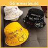 Fisherman Print Letter Hats Sun Protection Sunhat Gifts Casual Kids Fashion