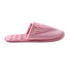 Excellent LOUIS VUITTON Other shoes Embroidered logo satin slippers pink Satin Women Used