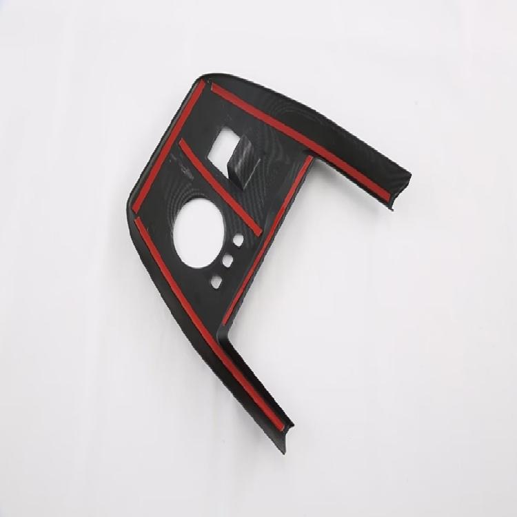Carbon Fiber Style For EVMulan Gear Shifts Panel Center Console Cover Trim Frame