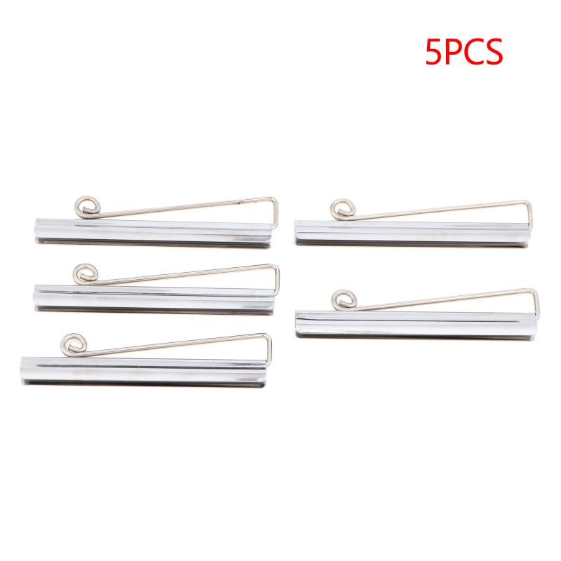 5/10Pcs 75Mm Bifold Money Clip Bar Wallet Spring Clamp Cash Check Credit Card Holder Hardware Metal Clip