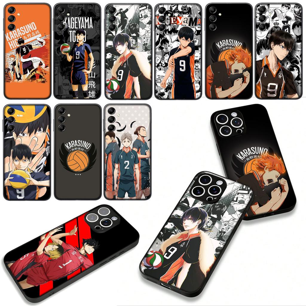 Hülle für Apple iPhone 16 15 14 Plus 13 12 Mini 17 Pro Max + ProMax 16E Air Handyhülle Karasuno Tobio Kageyama Haikyuus