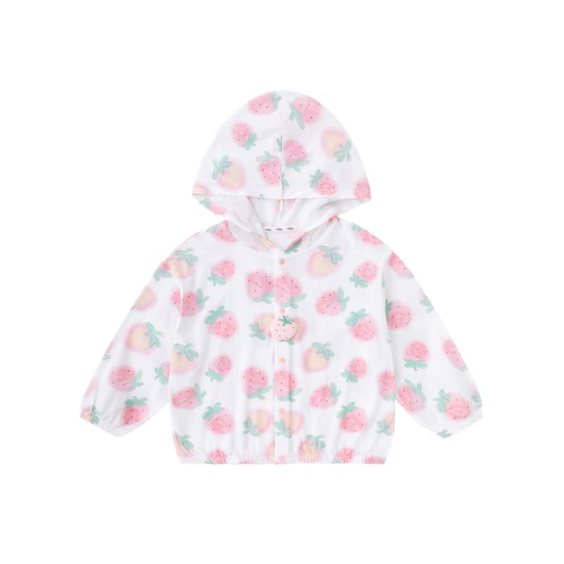 Dudu Family Kids  100% Cotton Summer Print Hooded Jacket 100