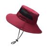 New Summer Mesh Breathable Bucket Hat Men's Outdoor Hiking Hat Women's Big Brim Sun Hat Benny Hat