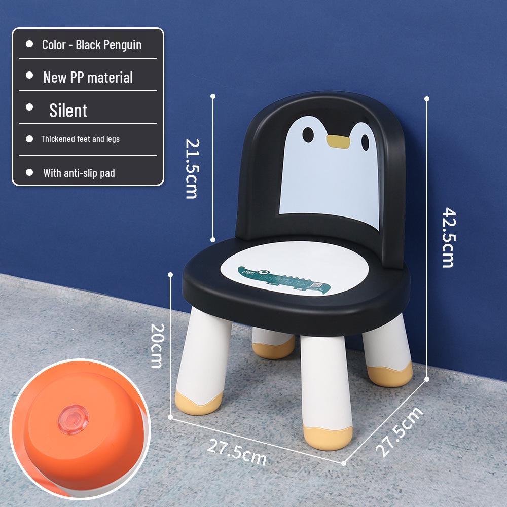 Scaun de Plastic Squeaky Xin Bei Le pentru Copii cu Spătar - Ideal pentru Casă sau Grădiniță.