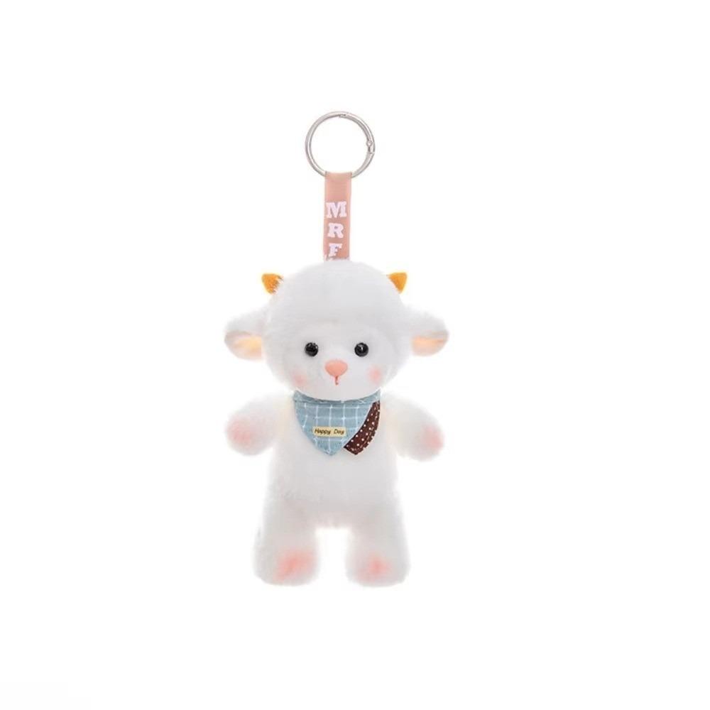 Furry Plush Animal Pendant PP Cotton Plush Backpack Pendant Stuffed Doll Keyring  Boy Girl Gift
