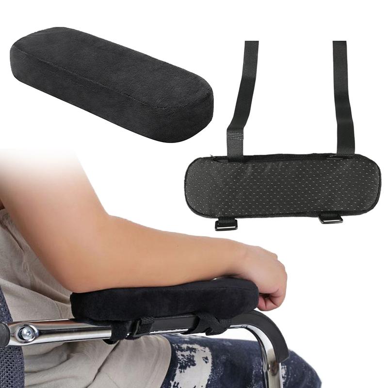 Memory Foam Armrest Pads For Office Chair Elbow Support Cushion For Arm Pressure Relief Universal Fit Covers For Wheelchair