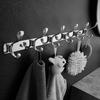 Wall Mounted Chrome Towel Hanger Clothes Hat Hook Row Vintage Robe Hook Bathroom Robe Hook Bath Hardware Set Kitchen Hanger