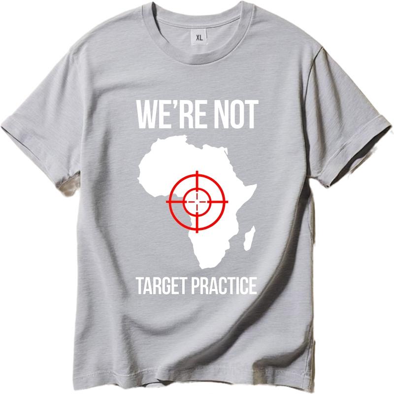 Anime Teenagers Summer Tshirt Were Not Target Practice Africa Map Short Sleeve Workout Round Neck Women Top Tees Man Tee Shirt
