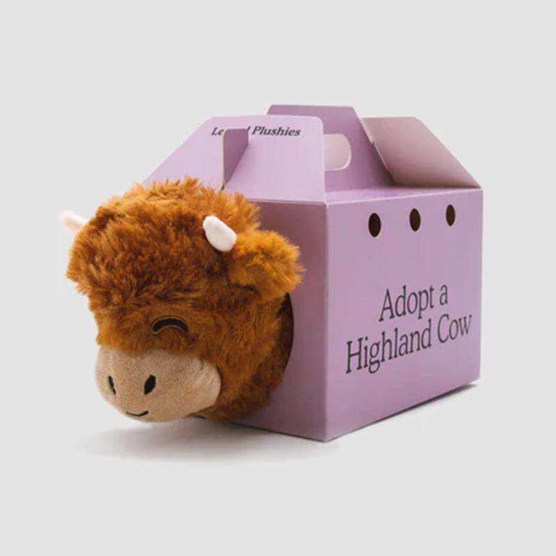

Simulation Highland Cow Soft Highland Cow Fluffy Cow Animal Brown Highland Cow Stuffed Animal Plush Toy Cartoon Realistic Gift