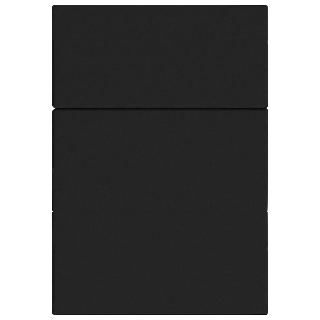 Folding Sofa Bed 120 x 67 x 45 cm Black