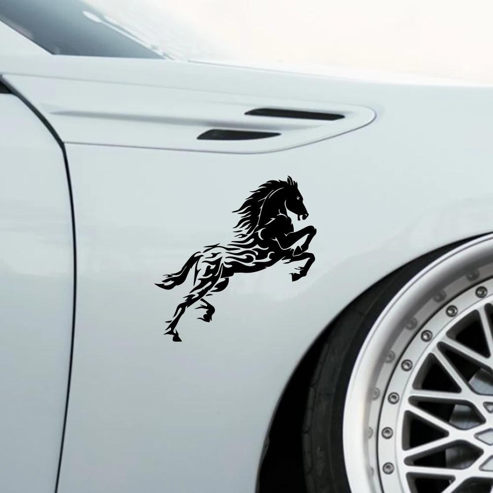 Car Sticker Creative Handsome Horse Decor Decal For Window Bumper Door Side Walls Wraps Decoration Auto Para DIY Accessories