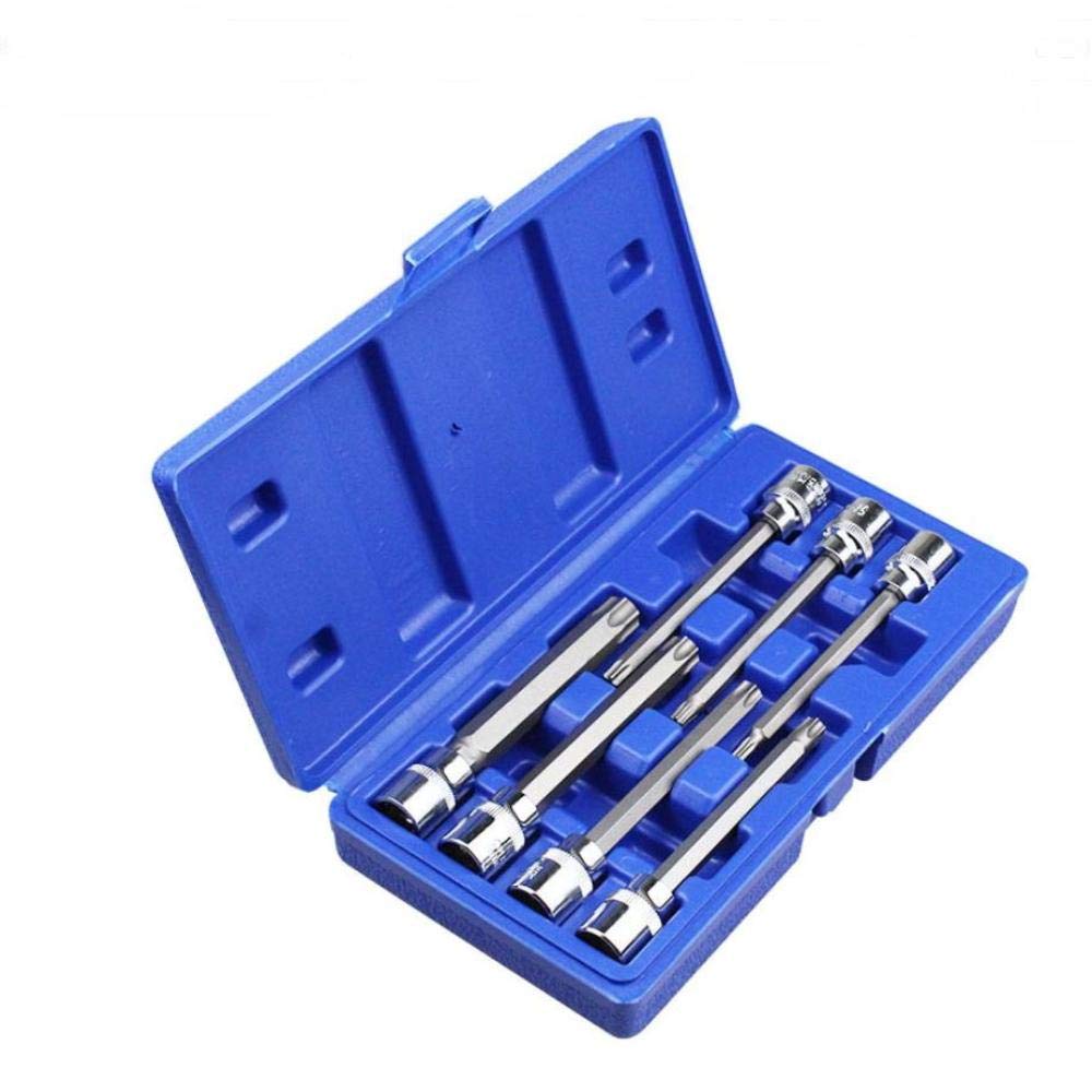 Torx socket set for Torx wrench [SCGEHA] 3/8 inch, 7-piece set,