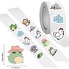 500PCS/Roll Fun Cartoon Animal Roll Stickers Classic Children's Sticker DIY Phone Guitar Laptop Notebook Suitcase Kids Toys
