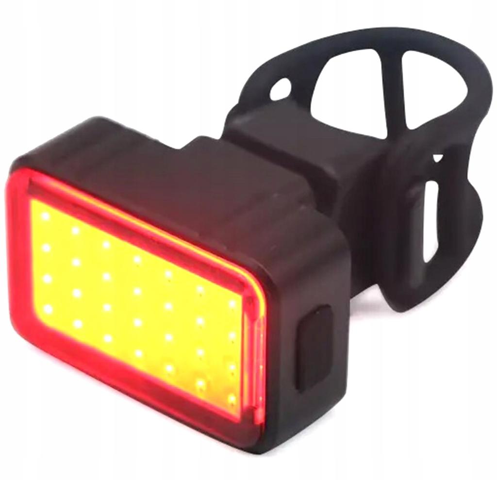 Led Rear Bike Light Usb Battery With Rear Holder Black Lamp