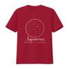 Aquarius Star Chart Zodiac T Shirt Vintage Washed Casual Slightly Unisex Stylish Comfortable Versatile Graphic