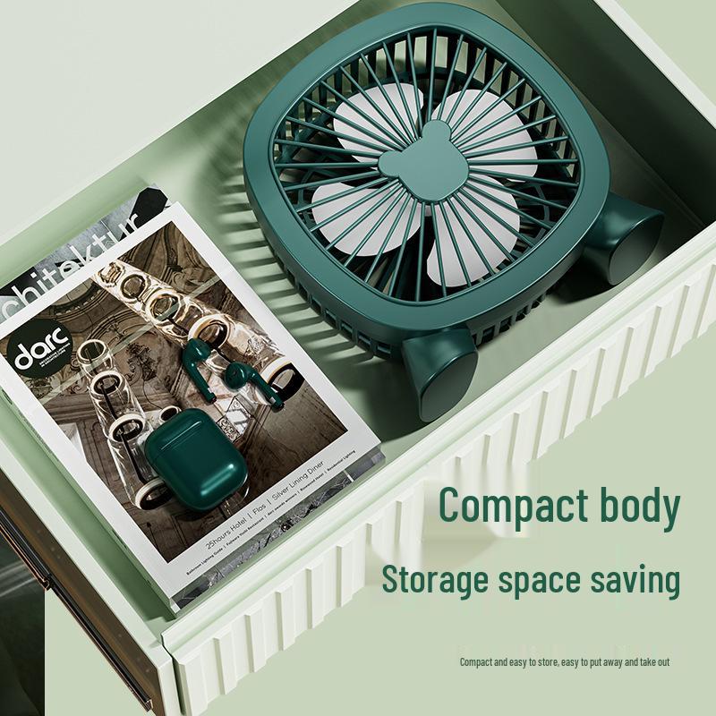 Compact USB Mini Fan for Dorms – High Power, Portable Design