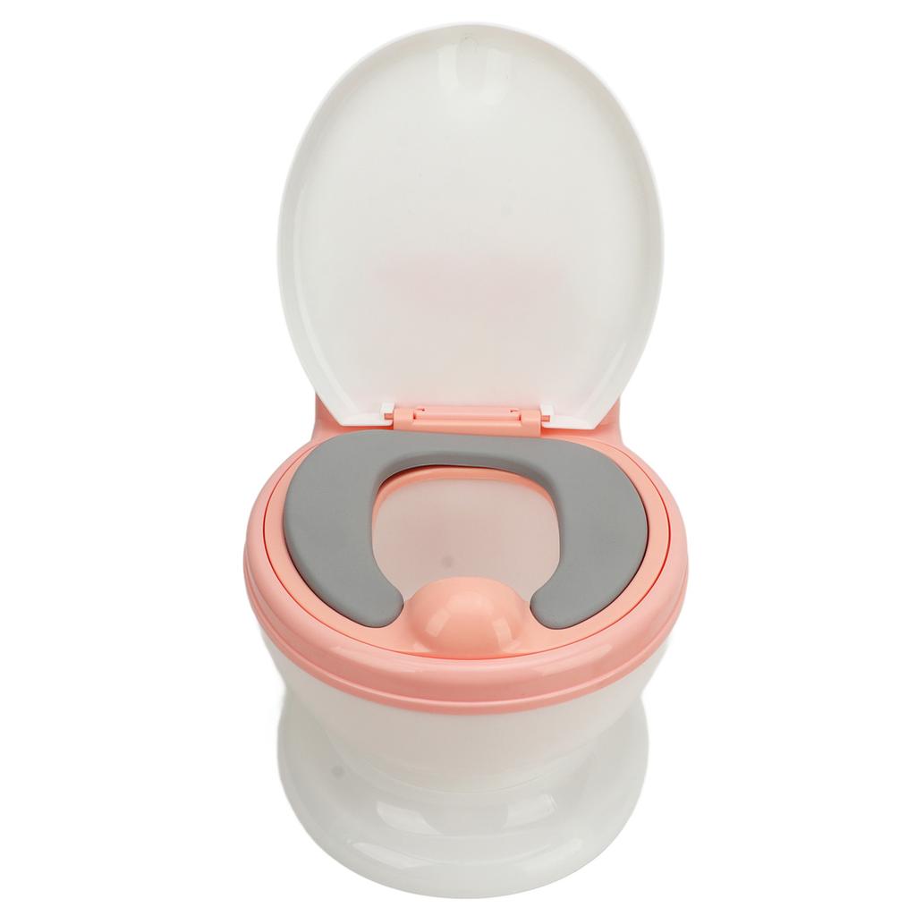 Toddler Transition Potty Trainer Detachable Cleansing Prevent Slip Soft PU Cushion Potty Training Toilet