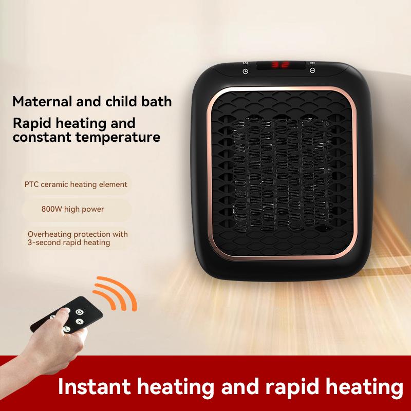 Xiaomi 1200W Mini Heater Wall Mounted Electric Heater Fast Heating PTC Ceramic Bathroom Heater with Remote Control for Indoor Bedroom