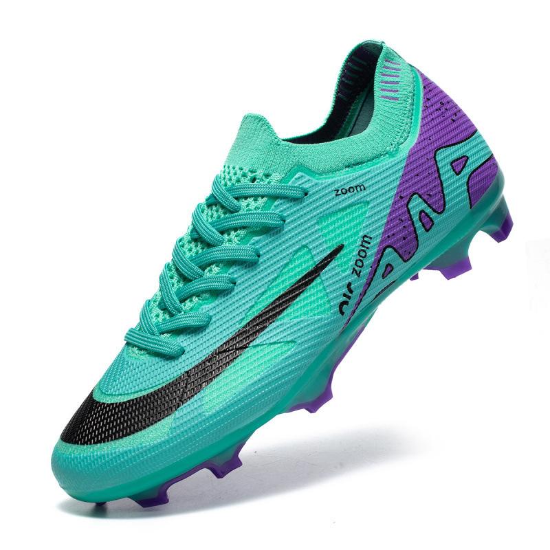 New Low-top Men's and Women's Football Shoes Long Nails TF Broken Nails Competition Training Shoes Men's and Women's Adult Sports Football Shoes