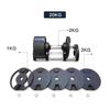 MASTER Spin dumbbells, one-hand adjustable, 2-20 kg