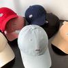 Korean Peaked Cap Embroidery Snapback Cap Simple Baseball Hat  Spring Summer