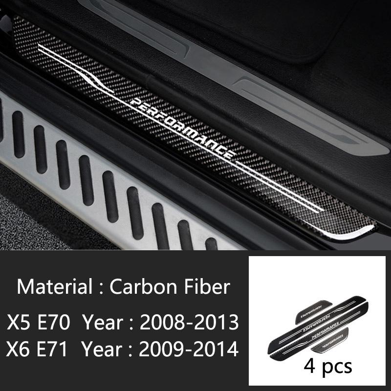 Accessories For BMW 1 3 4 5 Series F10 F20 F30 F34 X1 X3 X5 X6 Welcome pedal Door Sill Scuff Plate Guards Protector Cover strips