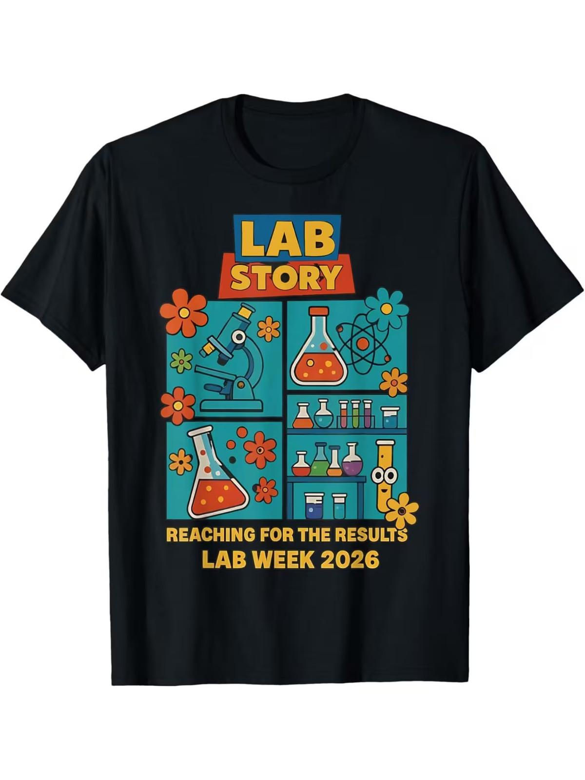 2026 Laboratory Week Medical Laboratory Technician T-shirt - 100% cotton, round- 2XL