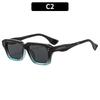 Square Frame Rice Stud Sunglasses Outdoor Retro Inspired UV400 Protection Sun Glasses Trendy Vintage Eyewear for Unisex