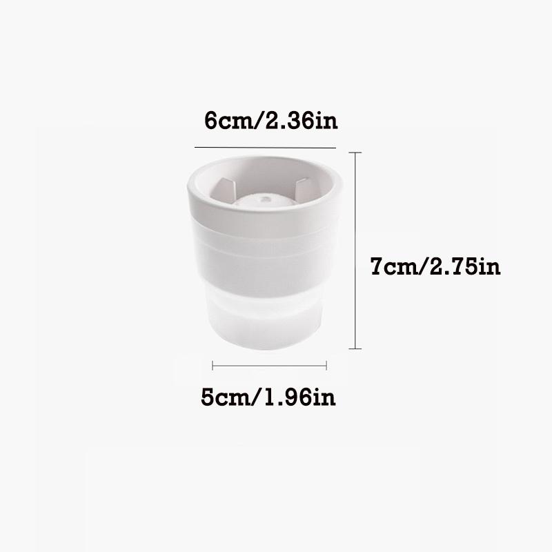 1/3 Stück Silikon-Eiskugelform Wiederverwendbarer Runder Eiswürfelbereiter für Whiskey-Cocktail und Getränke Bar Eisbereiter