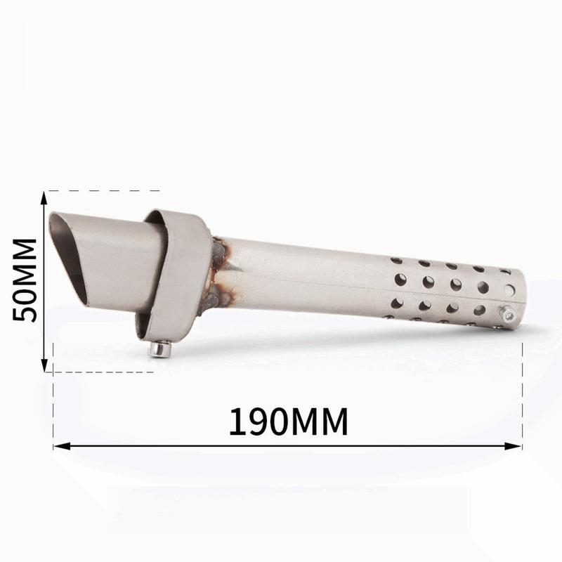 Motorcycle Parts Exhaust Large Hex Muffler Compatible with ATV Dirt Bike Universal Back Pressure Core Noise Reduction Plug