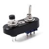 [Dante4] Handlebar Switch Horn Switch [White or Black/Aluminum Alloy/12V] Motorcycle Switch "Compact Size! Motorcycle Customization" Motorcycle S