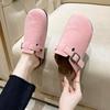 Women's Cork Baotou Slippers - Trendy Roman-Style Casual Slip-Ons In Large Sizes