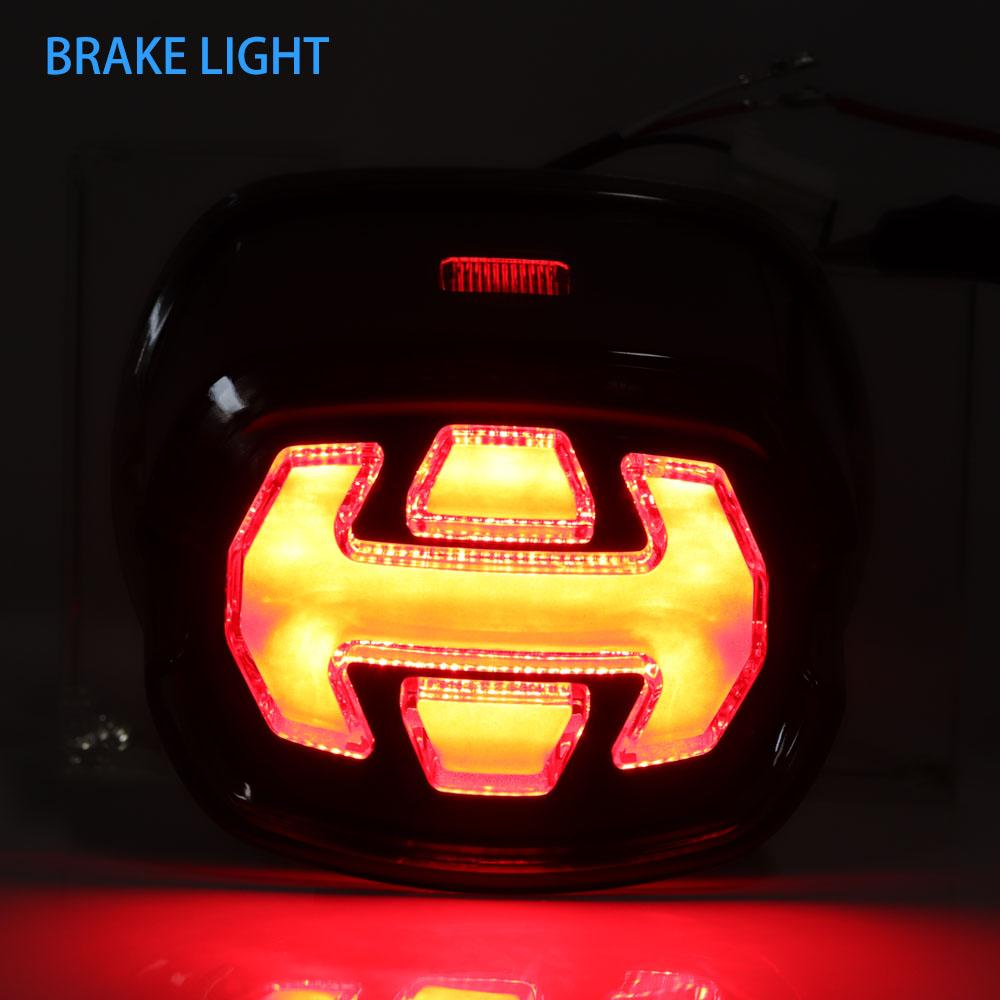 LED Brake Tail Light Motorcycle for Harley FLSTF Night Train Touring Softail Sportster Road King Electra Road Glide