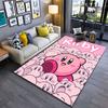 Kirby-Muster Rosa Teppich geeignet als rutschfeste Matte für das Wohnzimmer oder das Sofa im Schlafzimmer