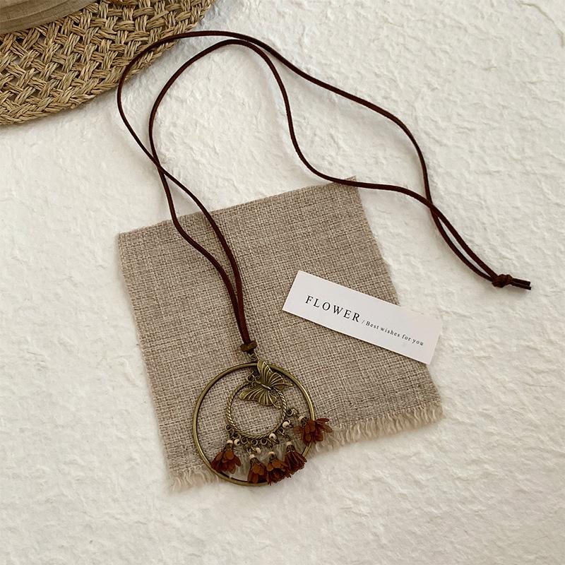 

Длинное ожерелье-подвеска в богемном стиле для женского летнего пляжного наряда