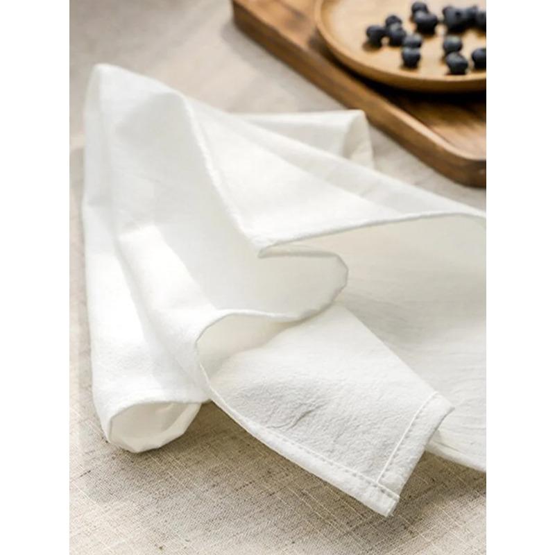 

40x40cm 100%Cotton Beige napkin Napkin Reusable Tea Towel Wedding Party Table Decor Napkin